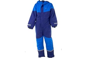 Slamotex Kinder Schneeanzug Schneeoverall Mädchen Jungen Gefütterter Wasserabweisender und Windfester Skianzug Skioverall Größe 134-164 HXA022