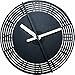 Produktbild NeXtime 3126.0 Motion Clock Roman Number Wanduhr Metall schwarz 30,7 x 30,7 x 7,4 cm