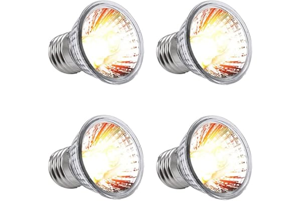 NEWFUN E27 Lampe Tortue,25W Ampoule Chauffante,Lampe Chauffante Terrarium,Tortue Soleil Ampoule Uva + Uvb3.0 Spectre Complet Tortue d'eau Chauffage Lampe Solaire Reptile Lampe Violet Ligne Extérieure