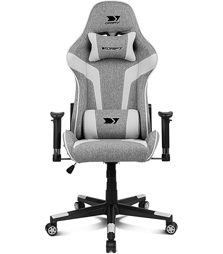 Devoko Gamingstoel stof, ergonomische bureaustoel met massager. Gaming