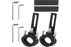Ygmylandbb Motorcycle Turn Signal Bracket, Universal Motorcycle Fork Indicator Brackets, 20-31mm(0.78-1.22inch) 1 Pair