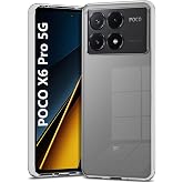 CONSTRAIN - Poco X6 Pro 5G ile uyumlu Kılıf Şeffaf Kamera Korumalı Esnek Yumuşak Silikon - Beyaz