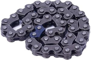 Glixal ATMT1-106 GY6 125cc 150cc Engine 44 Links Oil Pump Chain for 152QMI 157QMJ Chinese Scooters Mopeds ATV Go Kart Quads