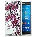 Produktbild Zanasta Designs Schutzhülle Sony Xperia Z3+ Hülle Case Slim Cover mit Motiv Sakura