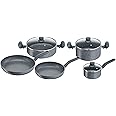 Lagostina Antea Pot and Pan Set 8 Pieces Aluminium Grey 8 Pieces