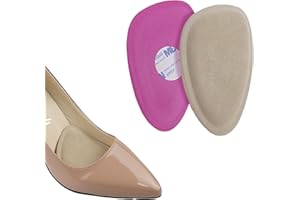 Okaywork Cuscinetti per Avampiede, Cuscinetti per Avampiedi Premium in Memory Foam, SoletteCuscinetti Metatarsali Adesivi per le Scarpe, Trova Sollievo da Dolori, Azione Ammortizzante e Antiscivolo