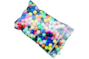 PORFEET Perles De Pêche, 100Pcs 6mm / 8mm Rondes Multicolores Rig Perles De Pêche en Mer Leurre Flotteur Tackles
