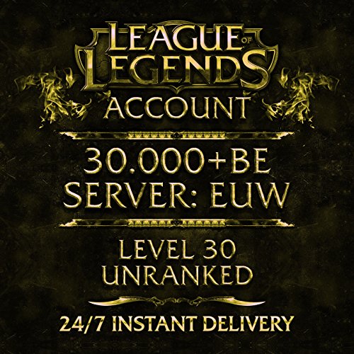 Preisvergleich Produktbild League of Legends Account Europe West Level 40 30.000 BE