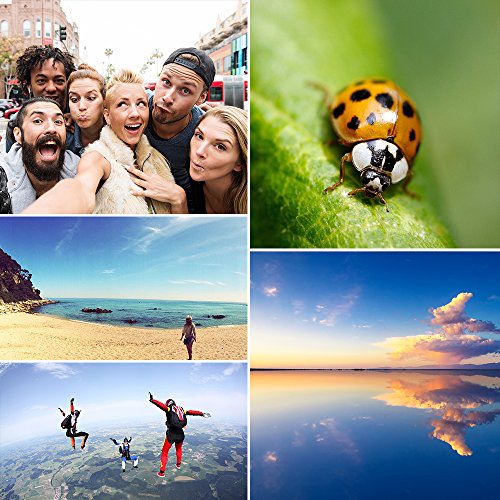 2 in 1 Phone lens Handy Objektiv Set - Clip On handy Kamera Adapter (0.6x 130Â° Weitwinkelobjektiv, 15X Makroobjektiv ) for iPhone Samsung Galaxy HTC LG Sony IOS & Android Smartphones usw (2 in 1 Schwarz)