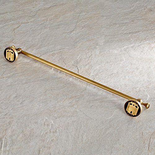 Weare Home Klassic Solide Kupfer Einzeln Handtuchstangen Handtuchhaken Handtuchhalter, mit Einschnitt Retro Bronze Beschichtung Wandmontage Haltbar Badzubehör Badaccessoires Dekor für Küche - 5