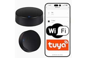 Sone Smart One WLAN IR Blaster – Smart Home Infrarot Fernbedienung mit Tuya & Smart Life App – Kompatibel mit Alexa & Google Home – WiFi IR Fernbedienung für TV, Klimaanlage, Geräte – 38KHz -10M
