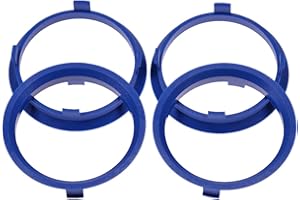 RKC 4X Zentrierringe 71,6 x 66,6 mm Blau Felgen Ringe Made in Germany