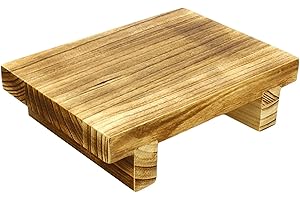 Folpus Taburete de Cama Taburete de Madera de Un para Baño Lado