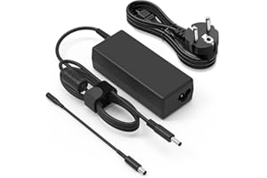 XINTALA 65W Chargeur Dell Ordinateur Portable - Compatible Dell 65W inspiron 13 14 15 17 3000 5000 7000 Series & Vostro 15 14 13 5000 3000 Series Adaptateur Secteur