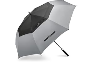 ZOMAKE Paraguas Grande 62/68 Pulgadas - XL Paraguas De Golf Antiviento con Apertura Automática,Doble Toldo De Umbrella Ventilado para 2-4 Personas,Paraguas Hombre Mujer Grandes