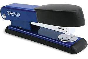 Rapesco R53500L2 Bowfin Grapadora Metálica, 25 Hojas de Capacidad, Usa Grapas 26 y 24/6 mm, Azul