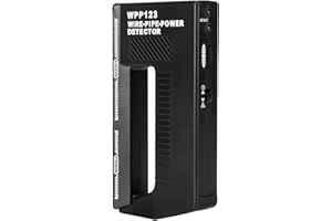 TITA-DONG Metalldetektor, Hochempfindlicher, Einstellbarer Alarmrohrstrom-Multifunktions-Wandscanner, Wandbolzensucher für Erwachsene und Profis, Schwarz