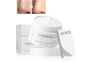 LANBENA Puntos Negros, Blackhead Mask Pore Strips Blackhead Remover Mask Peel off Mask Facial Pore Cleanser Purifying Face Mask Nose strips Visita la Tienda