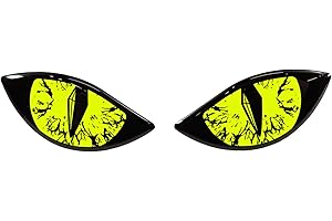 BIKE-label Adesivo 3D per auto, moto, scooter, casco giallo fluo X910061VA