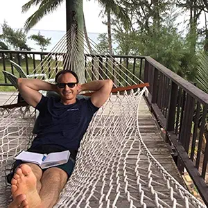 TWOTREE HAMMOCKS Cotton Rope Hammock Single-36 x11ft