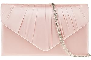 fi9® LADIES SATIN PARTY PROM BRIDAL EVENING CLUTCH HAND BAG PURSE HANDBAG