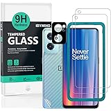 IBYWIND Vetro Temperato per Oneplus Nord CE 2 5G 6.43",[2Pezzi]con Metallico Protezione Obiettivo Fotocamera,Skin in Stile Fi