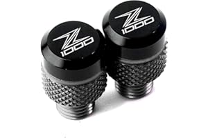 ZeNaha Motorrad M10*1,25 Spiegel Lochstopfen Schrauben Abdeckung Kompatibel mit Z900 RS SE Z650 Z750 Z800 Z1000 SX Z400 Z250 Z300