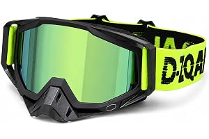 DONGZQAN Motocrossglasögon, vindtäta dammsäkra motocrossglasögon