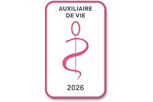 SIGNAL SAFETY Autocollant Sticker - Vignette Caducée 2026 pour Pare Brise en Vitrophanie - V6 Auxiliaire de Vie
