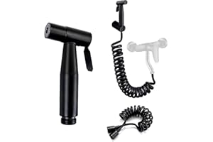 LETUXAAMZ Toilettes Pulvérisateur Bidet Kit Douchette WC - Douche Acier Inoxydable Pulverisateur a Main, Pour Hygiène Personnelle, Nettoyage wc Conduites, Bidet, Salle Bain, 200CM Télescopique Douche Tuyau