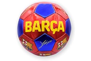 R ROGER'S Balón FC Barcelona blaugrana Tamaño Grande (Rojo, Grande)