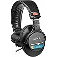 Sony MDR-7506 Professional Wired On Ear Headphones with Mic (Black) (Best Compatible with Professional Cinema Line Camera)