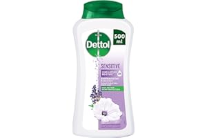 Dettol Sensitive Shower Gel & Body Wash, Lavender & White...