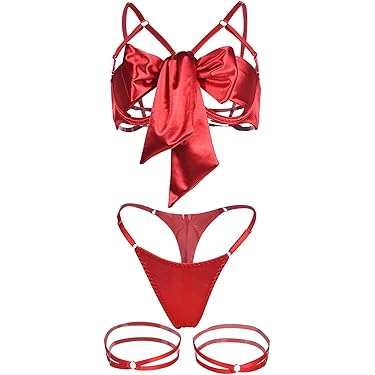 FOSDICK 4 Pièces Jarretiere Mariage, Élastique Jarretière Femme Nœud Cœur Avec Croix Pendentif, Réglable Jarretelles Cuisse Anneau Pour Mascarade, Cosplay, Mariage, Fête, Robe Quotidienne(Noir, Blanc