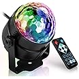 CW 7 Color DJ Strobe Led Disco Ball 3W Sound Control Projector RGB Stage Light Effect Light Music Christmas Party Dance Decor