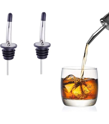 Bouchon Verseur-Doseur Ibili 5 Cl - Pratique Pour Huile Et Vinaigre - Noir Transparent