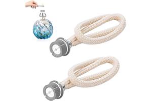 HUTHUHNHN 2 pezzi lampada profumata stoppino per lampada berger, lampade bruciatori di ricambio, lampada a olio, stoppino di ricambio per controllo dell'aria, bruciatore catalitico, stoppino, per aria ambiente,