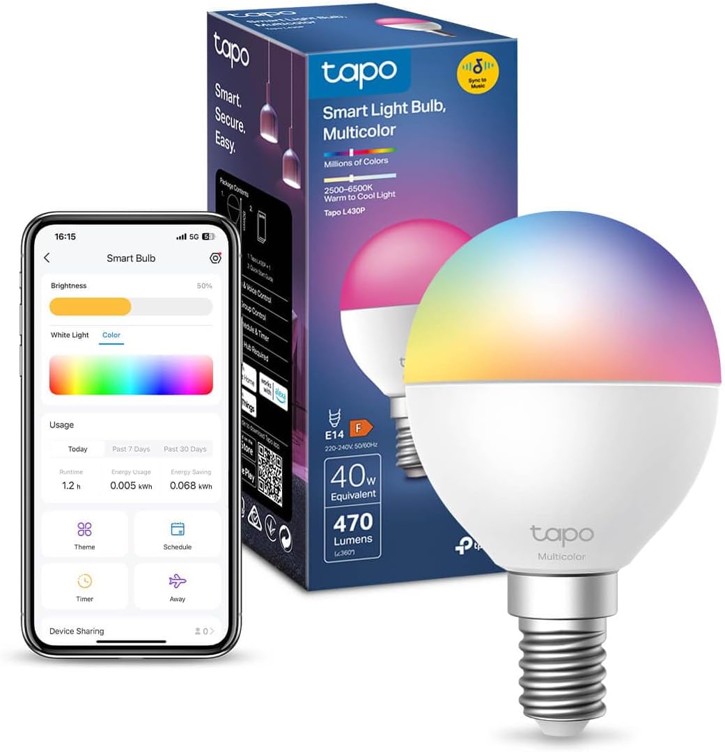 Prise en Main & Utilisation au Quotidien : Tapo L430P-Bombilla inteligente WiFi 16 millo