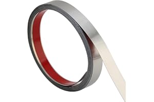 LINXIU Flexible selbstklebende Metallleiste, Dekorative Zierleiste Zierleisten Selbstklebend Silber Edelstahl Wandleisten Deckenleisten Spiegelstreifen für Wand Spiegel Möbeldekor 5mx2cm