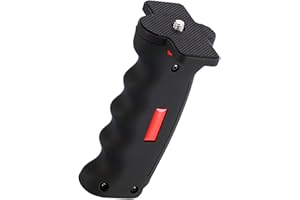 FUXUNAMZ Kamera Handgriff Stabilisator Camcorder Griff mit 1/4 Zoll Schraube und Gewindelöcher, DSLR Systemkamera Halter Ergonomisch Handheld Kameragriff Stabilisatoren Tragehilfen, 12x5 cm Schwarz