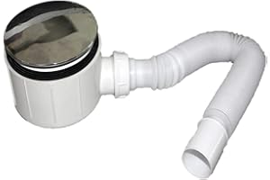 IDRALITE Piletta di Scarico 90mm con Tubo Flessibile