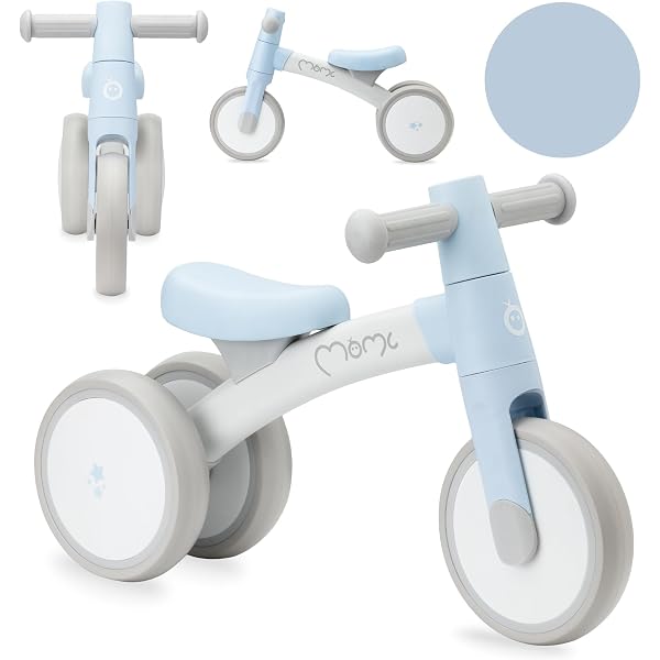Chicos Mini Moto Draisienne 4 Roues - Pour Enfant 10-36 Mois - Rouge, Développe Équilibre