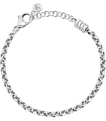 Pulsera de hilo fucsia con perla shell fornitura bañada en plata de ley