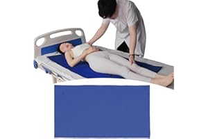 DTGECD Slide Sheets for Moving Patients on Bed, Slide Sheets for Bed Mobility, Tubular Transfer Slide Sheet for Cars, Wheelchairs, Obese People, Elderly, Hospitals, Home Care, (75 * 135cm, Blue)