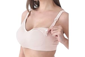 Dimore Nursing Bras for Breastfeeding Seamless Maternity Bra Ultra Comfort Smooth Wireless Pregnancy Sleeping Bralette