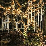 【Especs】Longitud del tubo: 50cm, cantidad del tubo: 10 tubos, bombillas LED de por tubo: 54. Longitud total del cable del PVC de los 7m (cable decorativo principal de los 3.2 m + alambre de plomo de 3M + cable del enchufe de los 0.8 m).