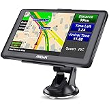 AWESAFE GPS Navi Navigation für Auto LKW PKW KFZ Navigationsgerät 7 Zoll Lebenslang Kostenloses Kartenupdate 2020 Europa Kart