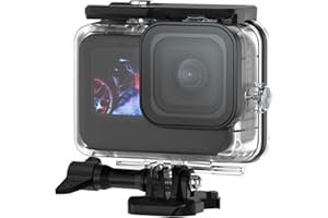 Lupholue Carcasa submarina Transparente Resistente al Agua hasta 60 m con 3 filtros y 12 Insertos antivaho Compatible with GoPro Hero 12 11 10 9