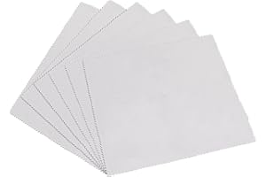 Musiin Paños de limpieza para guitarra, paños de microfibra suave, paños de pulido sin pelusa para guitarra, violín, piano, teclado, trompeta, clarinete, etc. (6 paquetes)