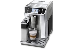 De'Longhi Prima Donna Elite ECAM 656.55. MS Machine à café entièrement automatique (3,5 Écran couleur TFT, système Lait intégré, App Contrôle, acier inoxydable, fonction de 2 tasses avant) Argent